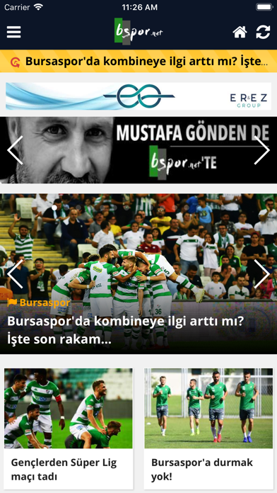 bspor - Bursa'dan Spor screenshot 2