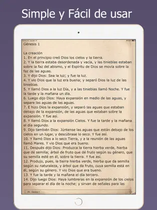 Captura de Pantalla 1 La Biblia en Español Escritura iphone