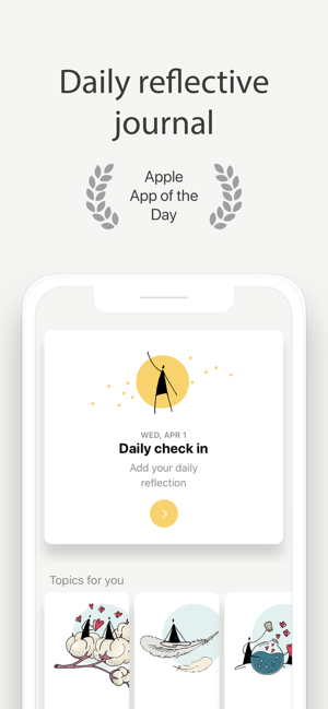 Reflect - guided daily journal