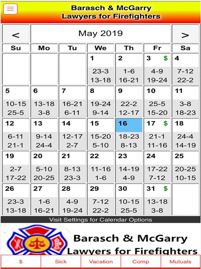 Fdny Group Chart Calendar Pdf