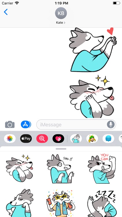 Lovely Wolf Sticker Pack