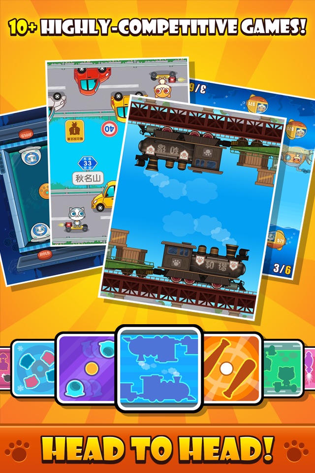 Cats Carnival -2 Player Games screenshot 2