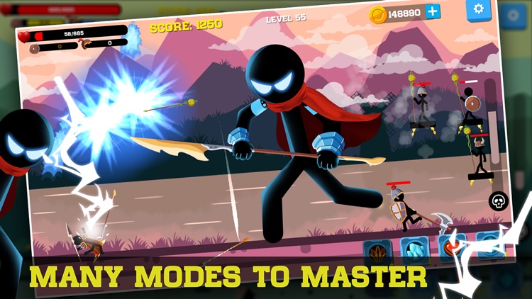 Stickman Archer - Spear War screenshot-4