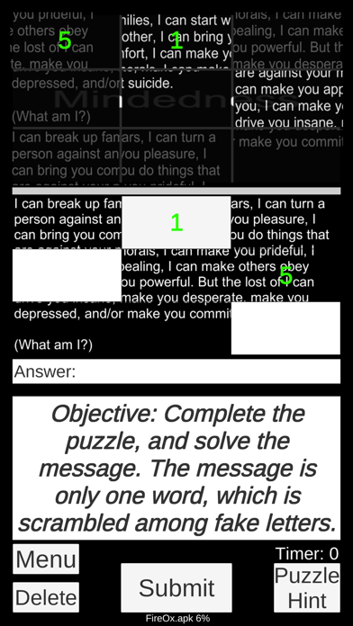 screenshot of Mindedness 5