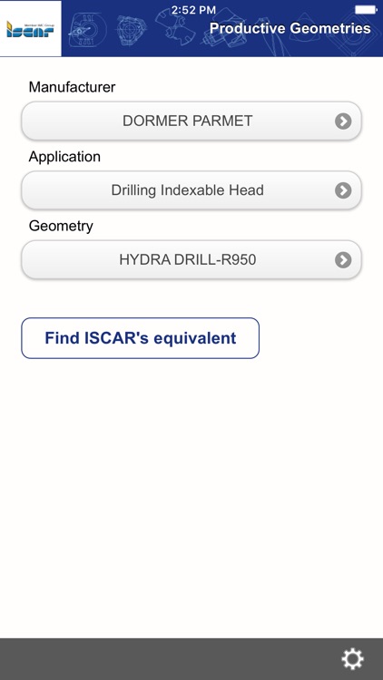 ISCAR Productive geometries