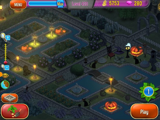 Queen's Garden 3 - Halloween screenshot 2