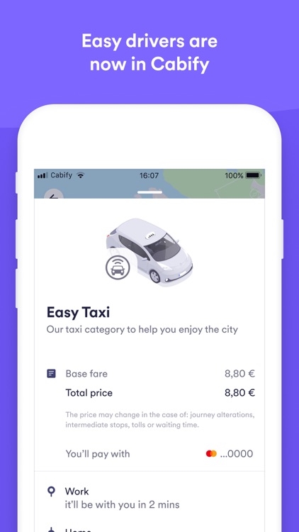 Easy Taxi, a Cabify app