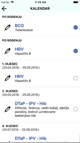 Game screenshot Moj Kalendar Imunizacije hack