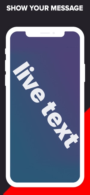 Live text - Text flasher