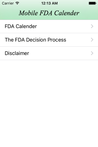 Biotech Stocks FDA Calendar screenshot 2