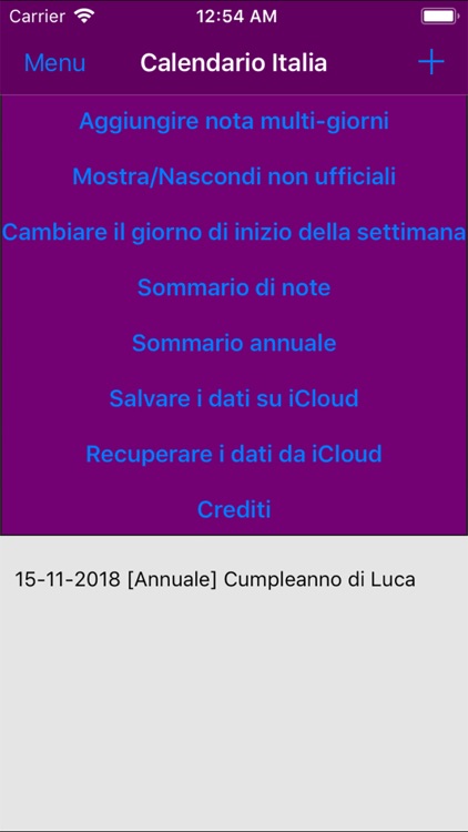 Calendario Italia 2019 screenshot-3