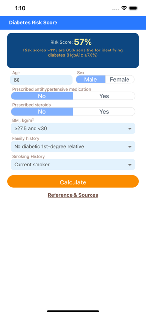 Diabetes Risk Score