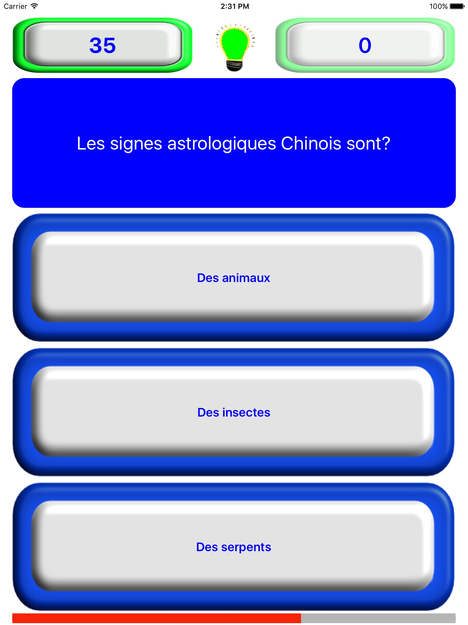 Quiz Français - Mélis-Mélos screenshot 2