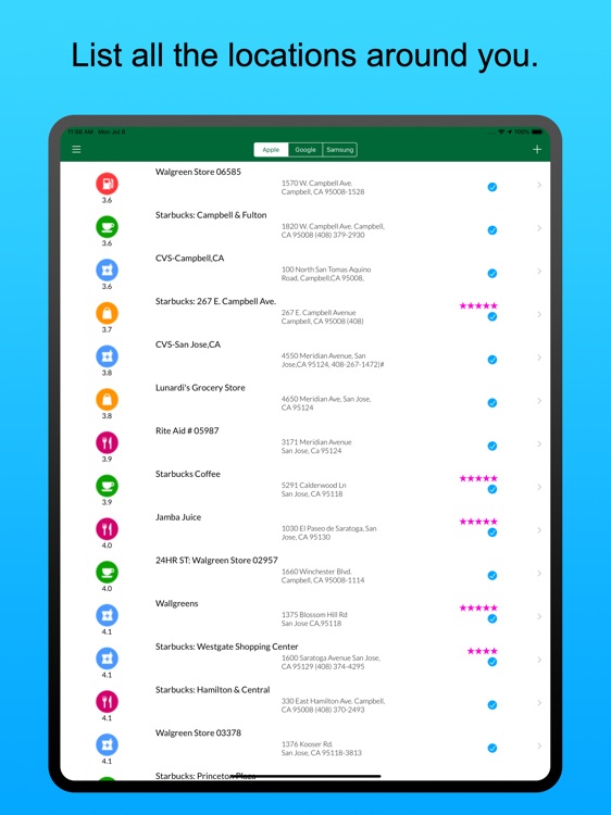 All Pay Locator (for tablet)