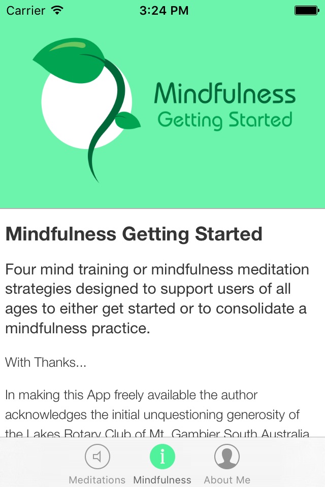 Mindfulness Getting Started screenshot 3