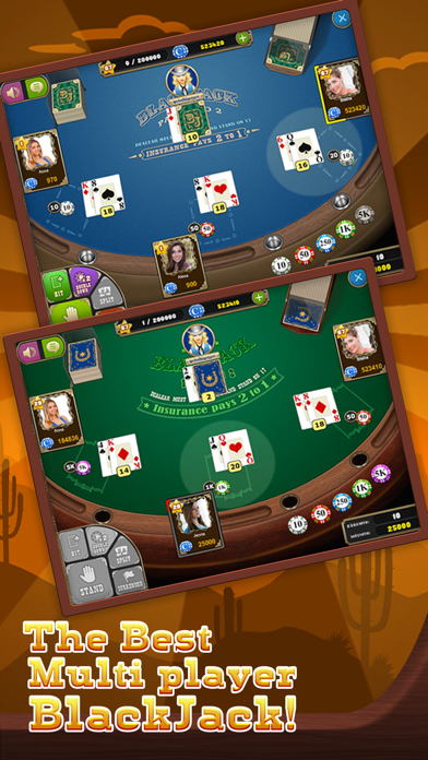 BlackJack Saloon Casino Cards screenshot 2