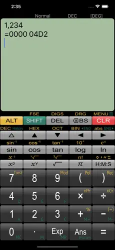 Captura 4 Panecal calculadora científica iphone