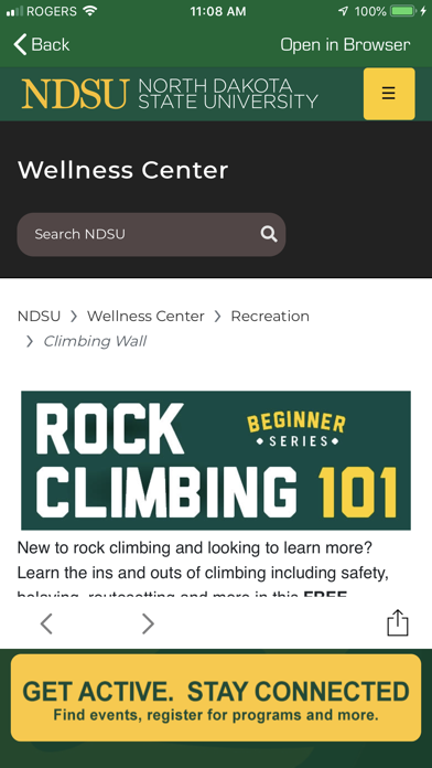 NDSU Wellness Center screenshot 4