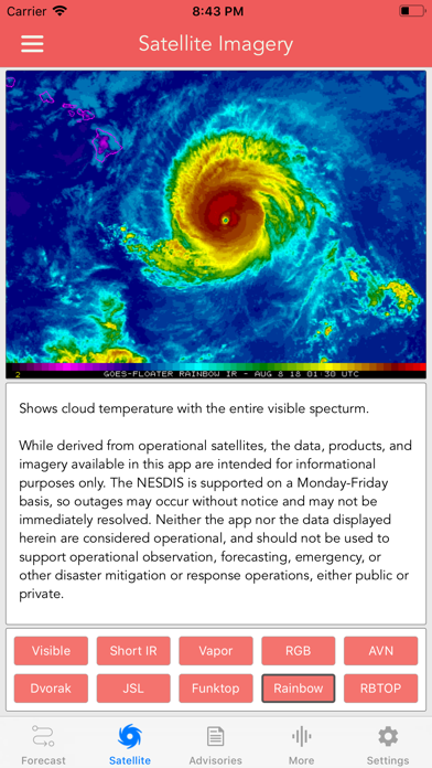 National Hurricane Center Data Screenshot 4