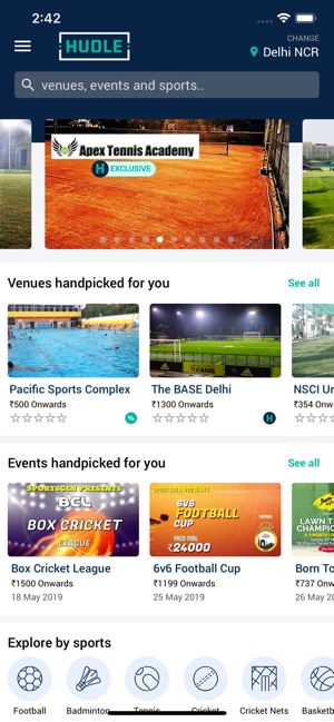 Hudle - Sports Venues & Events(圖1)-速報App