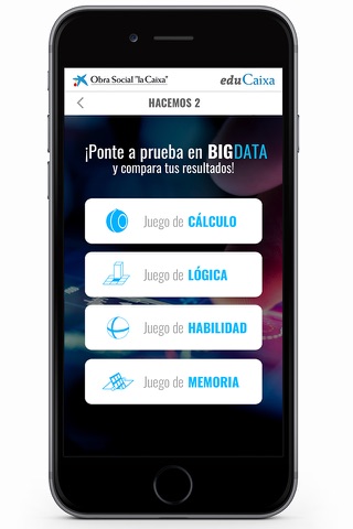 BigData eduCaixa screenshot 2