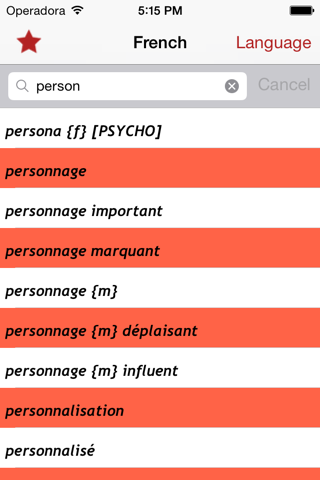 Dictionary French English Fr - náhled