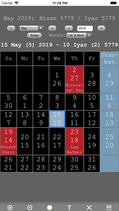 Jewish Calendar and Holidays L screenshot 2