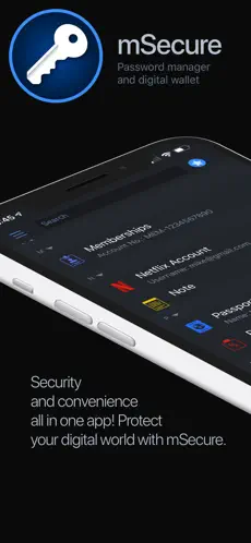 Captura 1 mSecure - Password Manager iphone