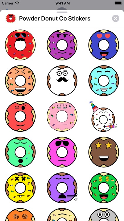 Powder Donut Co Stickers