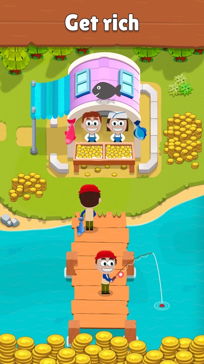 Idle Sea Town - Bait & Prey screenshot-4