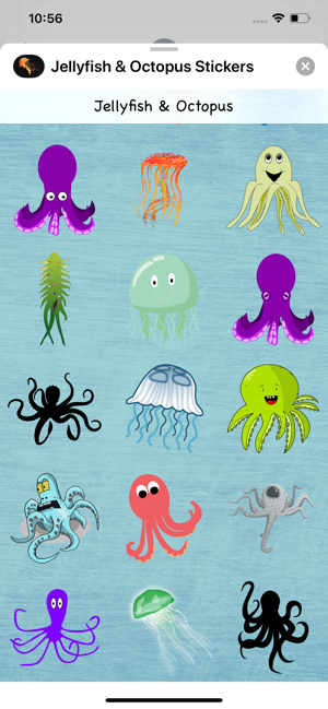 Jellyfish & Octopus Stickers(圖2)-速報App