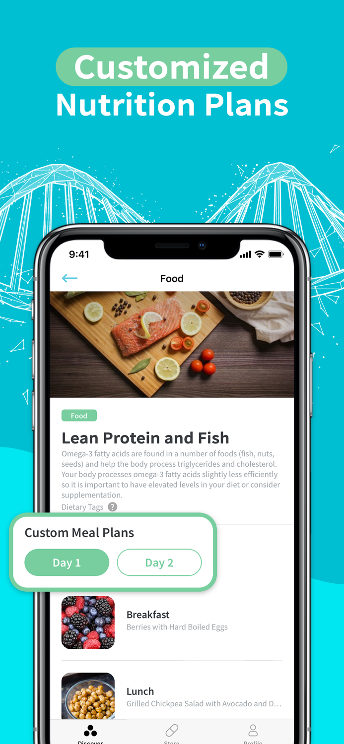 GENERIS DNA  Nutrition App