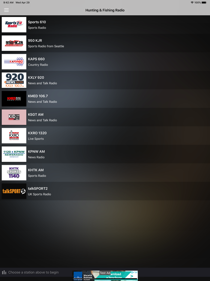 Hunting  Fishing Radio