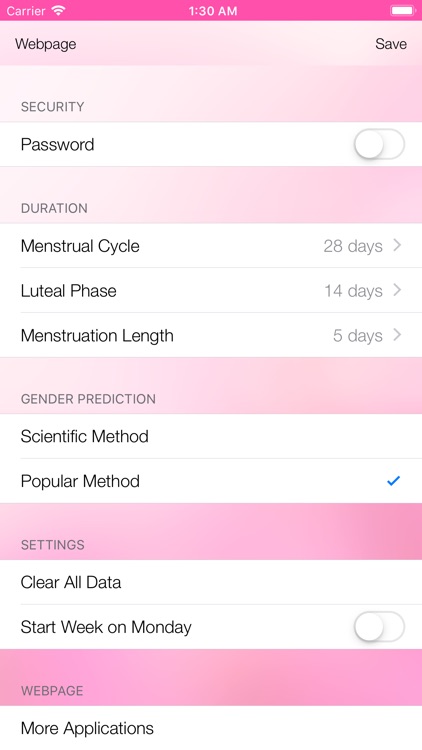 Menstrual Cycle Tracker screenshot-4