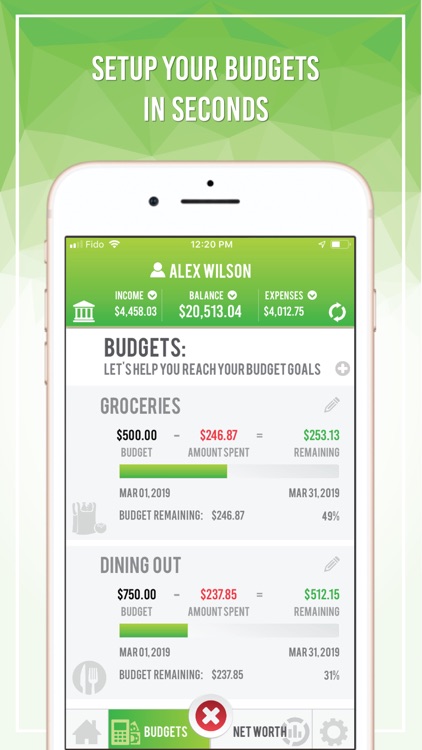 Budget App - Net Worth screenshot-3