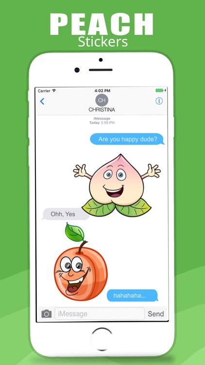 Peach Stickers screenshot-3