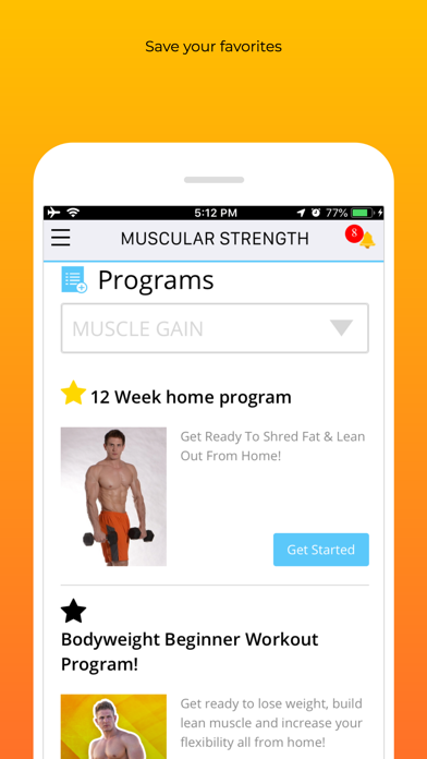 Muscular Strength App screenshot 2