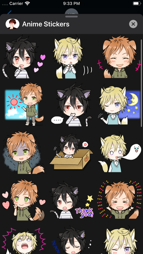 iStickers: Anime Stickers App for iPhone - Free Download ...