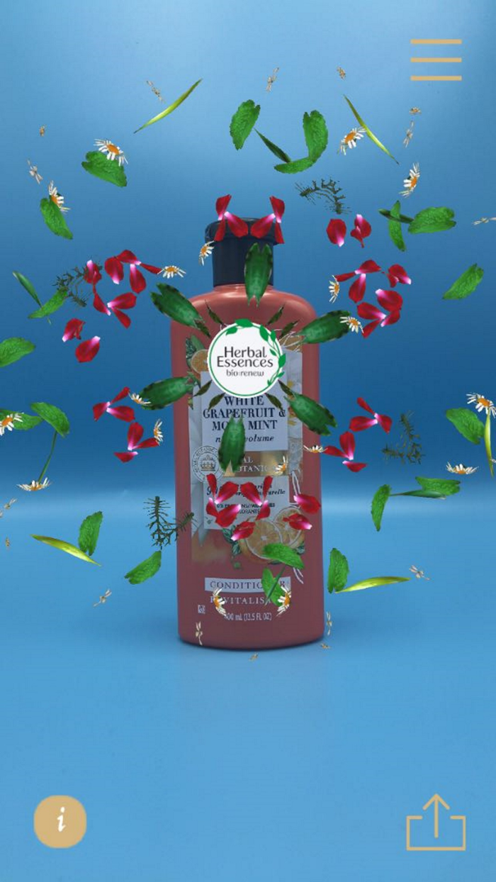 Herbal Essences AR Experience