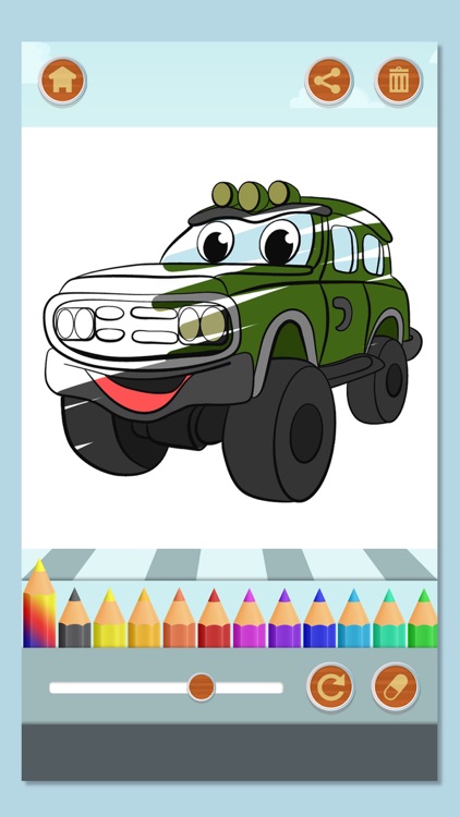 Cars Coloring Pages Games screenshot-4