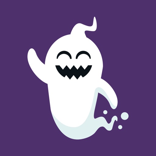 Spooky Halloween Ghost Sticker icon
