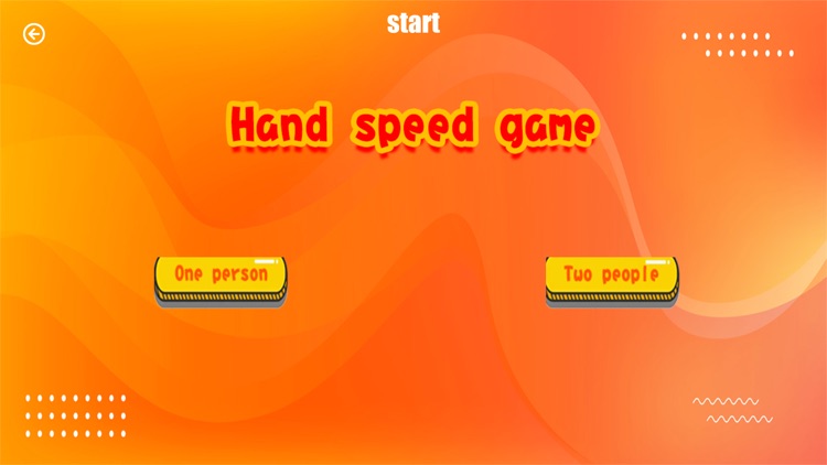 Hand speed games