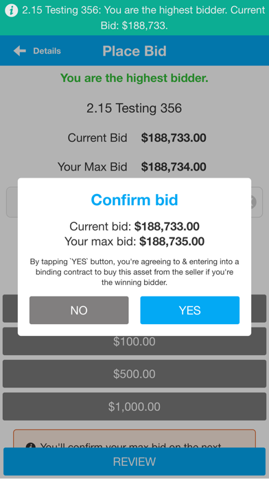 How to cancel & delete Verifyd Bidder from iphone & ipad 3