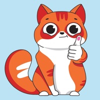 Red cat - Emoji and Stickers pour PC