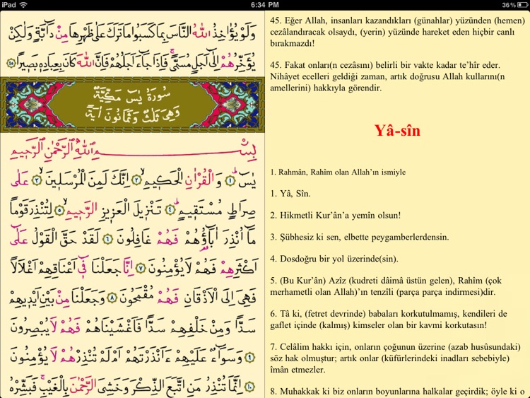 Kur'an-ı Kerim - iPad için
