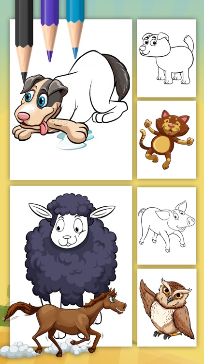 Farm Animals Coloring Pages