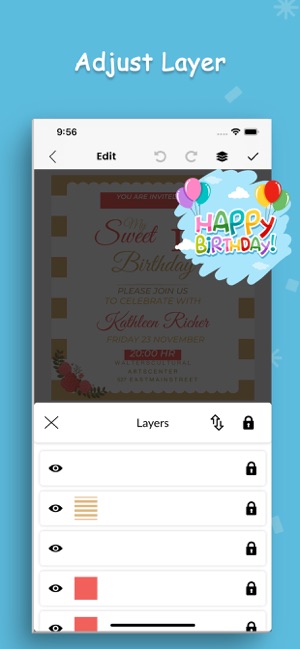 Birthday Card Maker(圖4)-速報App