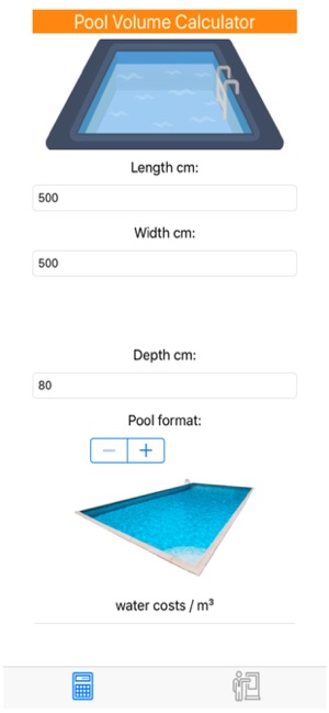 Pool Volume Calculator