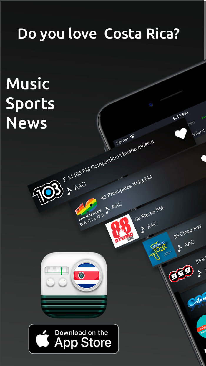 Costa Rica Radio AM FM Live