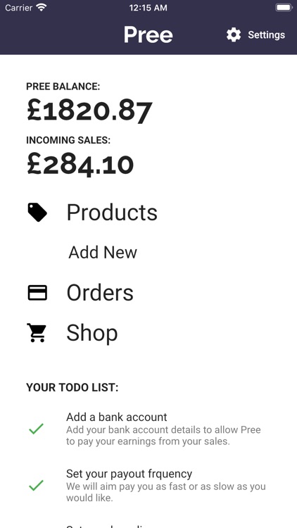 Pree - your own online shop